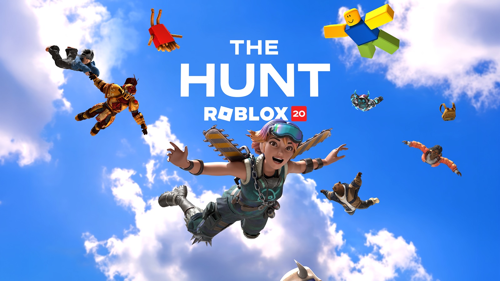 ロブロックス20周年の記念イベント The Hunt: Roblox 20 の公式キービジュアル